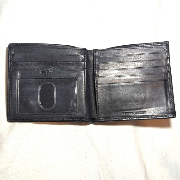 Dockers Leather Wallet Black Bifold - Picture 1 of 9